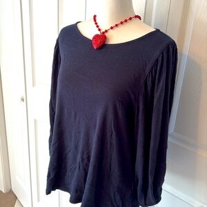 Eri + Ali navy top from Anthropologie Medium